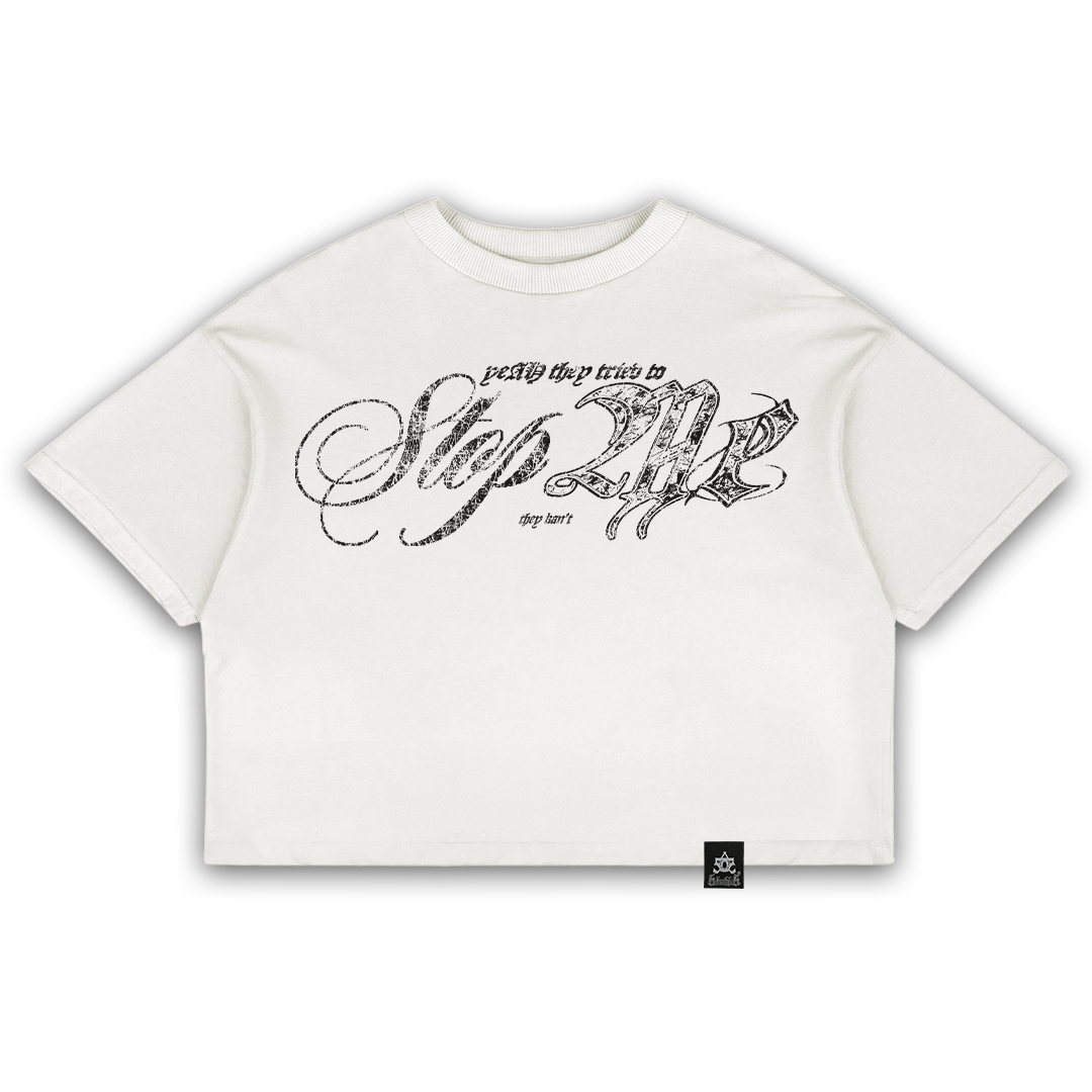 'YeaH they tried to Stop Me' Cropped Tee