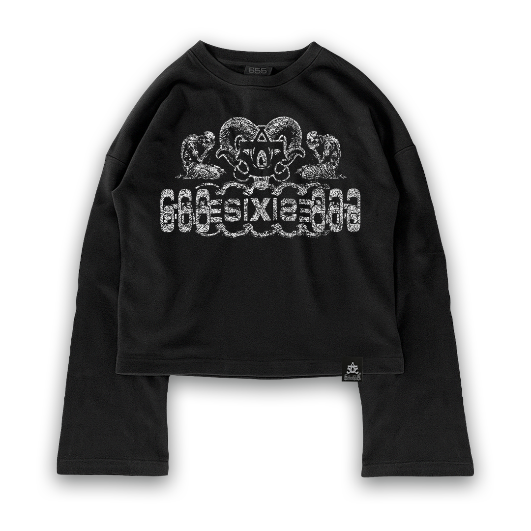 6FIVE Cropped Flared Longsleeve